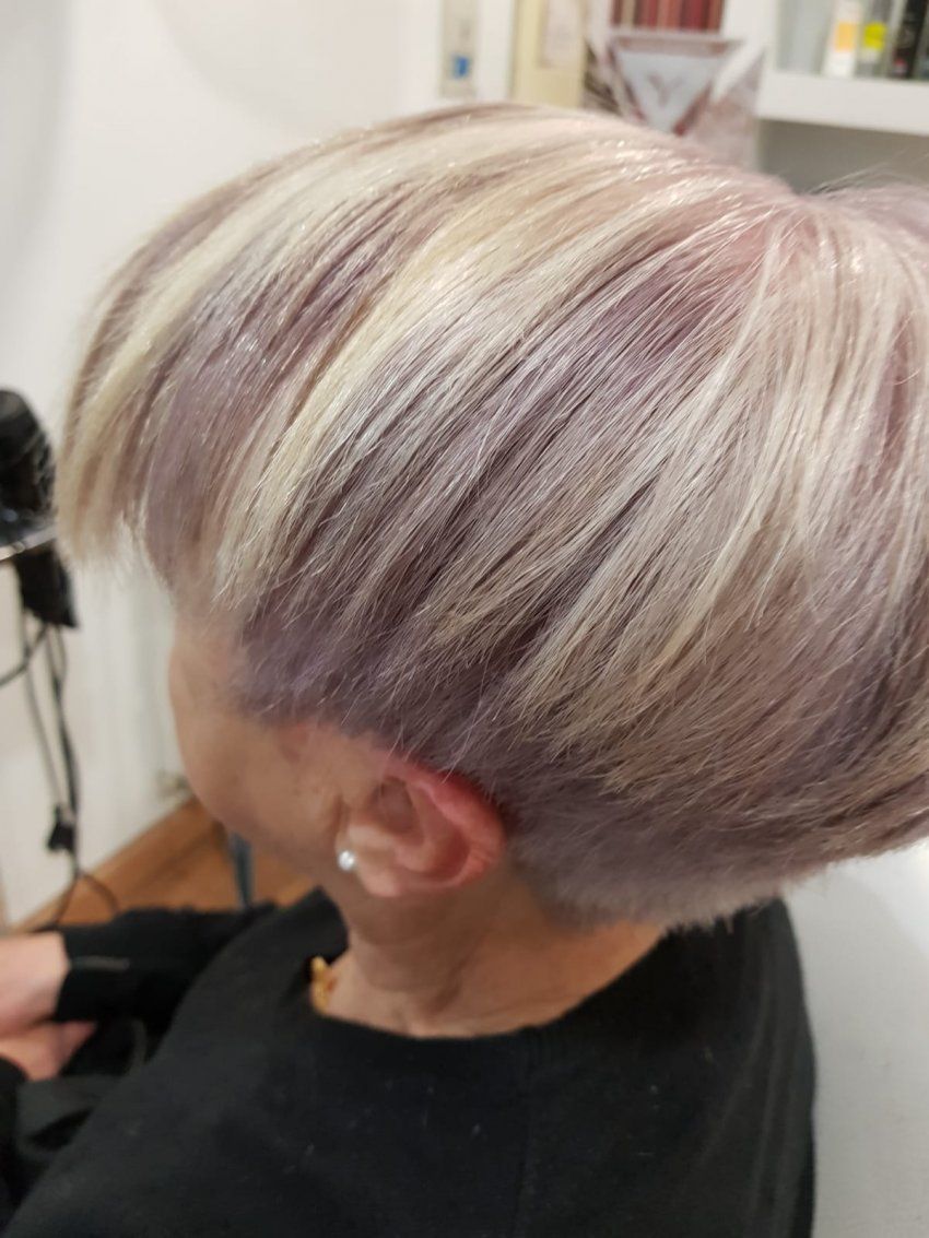 Coloración cabellos blancos 1