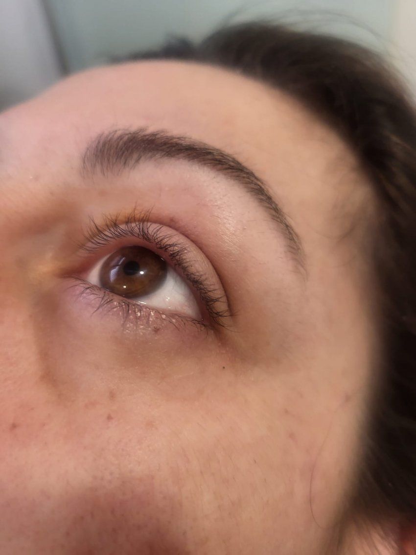 Lifting de pestañas (antes)