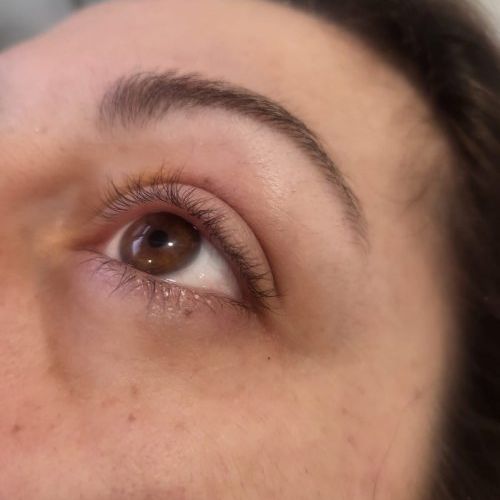 Lifting de pestañas (antes)